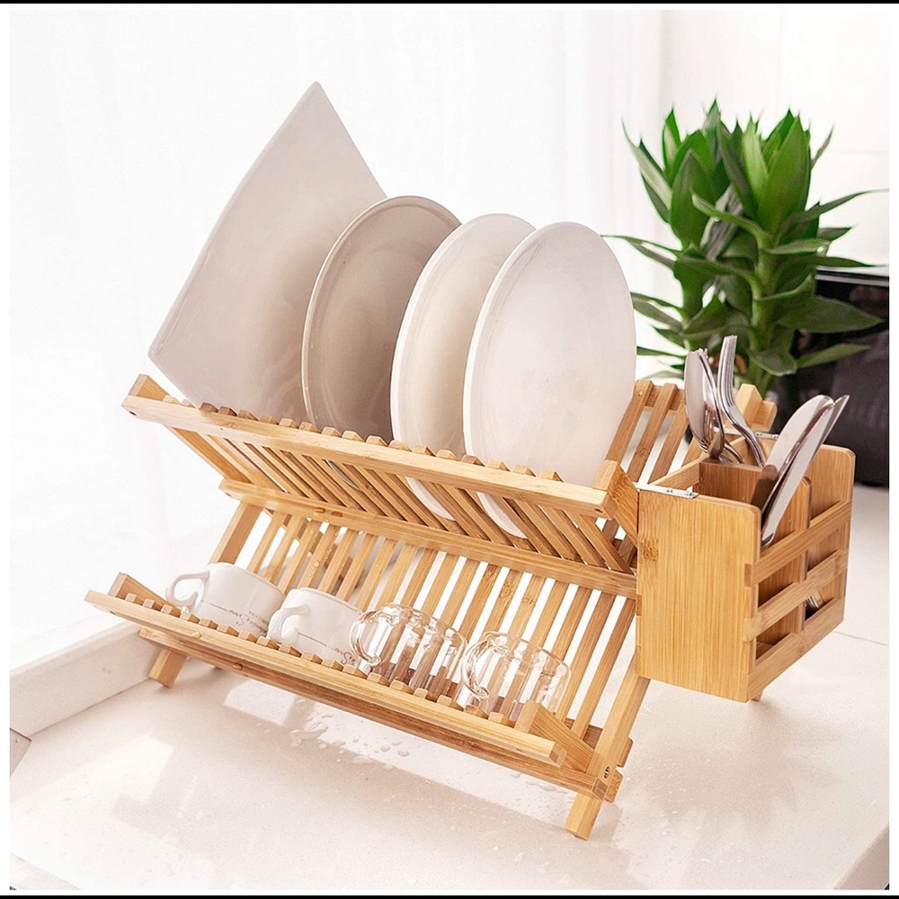 Bamboo Dish Rack